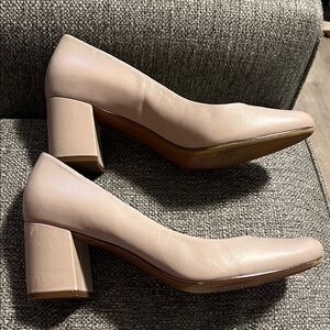 Naturalizer Blush Block Heel Pumps